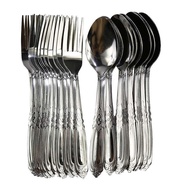 629 #555. Stainless steel Spoon. 1 dozen (or) fork.1 dozen