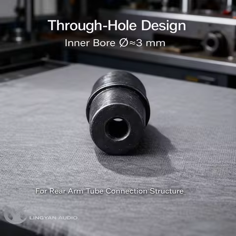 20mm Length Ø8mm Rear Tube Coupling Rubber For SME 3009/3010/3012 Tonearm, Original Structure Part