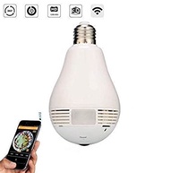 IP Cam CCTV Bohlam Lampu Kamera Mata-Mata Pengintai Tersembunyi Teknologi WiFi Nirkabel Wireless Pan