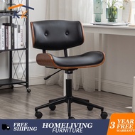 Kk 【Stock Ready】Office Chair Ergonomic Design Study Chair Thicken Cushion Computer Chairk