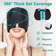 Cold Migraine Head Compress Therapy Tool, Dizziness, Gel Ice Pack Cold Migraine Cap Reusable