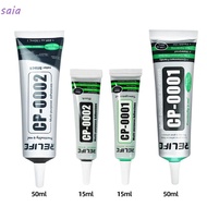 SAIA Repair Border Glue, CP-0001 CP-0002 50ML 15ML Universal Adhesive, Practical Transparent Black L