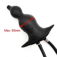 Big Inflatable Anal Plug Pump Dilators Vaginal Butt Plug Anal