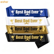Satin Sash Dad Award Ribbon, Father’s Day Birthday Party Photo Prop Decor Men Party Favor Accessory