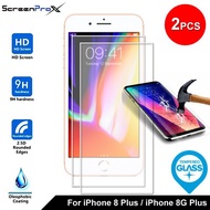 ScreenProx iPhone 8 Plus / 8G Plus Tempered Glass Screen Protector (2pcs)
