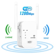 2.4G 5Ghz Wireless WiFi Repeater Wi Fi Signal Booster 1200Mbps WiFi Amplifier 5G Wi-Fi Long Range Extender Access Point