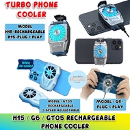 ~Ship From KL~ H15 G6 GT05 Rechargeable Mobile Phone Radiator Phone Cooler Cooling Fan Heat Sink Fas
