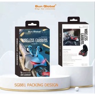 SUN GLOBAL TURE WIRELESS STEREO E-SPORT GAME EARPHONE (SGB81)
