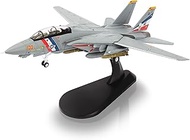 HANGHANG 1/100 Military Model Plane F14D VF-2 Bounty Hunters Alloy Fighter Plane Model Model Airplan