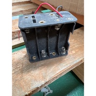 (clearance) 2side battery holder double a battery x8