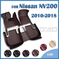 RHD Car Floor Mats For Nissan NV200 2010 2011 2012 2013 2014 2015 2016 2017 2018 Custom Foot Pads Ca