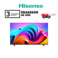 { FREE SHIPPING } Hisense 55" 4K Android UHD Google TV 55A6500N A6500N Series Replace 55A6500K Telev