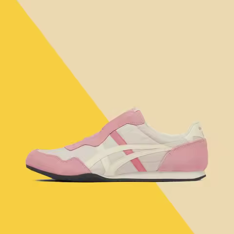 Onitsuka Tiger SERRANO SLIP-ON Stylish,Versatile, Girly, Lightweight, Breathable Low-Top Sneakers—Un