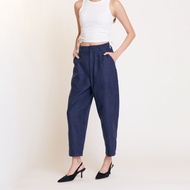 Khaki Bros. - Pegged High waist Pants - กางเกงขายาวสำหรับผู้หญิง - KL23B003