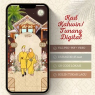Kad Kahwin Digital l Kad Jemputan Digital l Kad Kahwin Kad Tunang l Digital Wedding Card