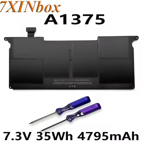 7XINbox A1375 7.3V 35Wh Laptop Battery For Apple MacBook Air 11" A1370 MC506 MC505 MC506LL/A MC505LL