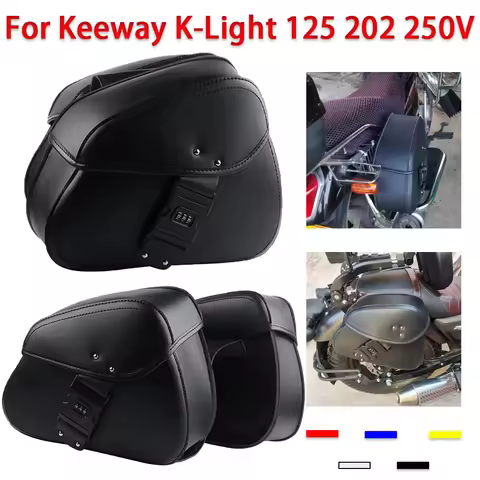 Motorcycle Saddle Bag Luggage Side Tool Storage Bag Rear Seat Bag For Keeway V302C V302 C V 302 C K-