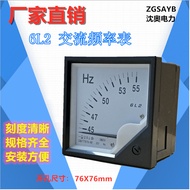 ZGSAYB Shenao 6L2 45-55HZ and 45-65HZ Pointer Frequency Meter Low Frequency Meter