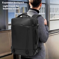 Expandable Travel Backpack with Built-in Vacuum Compression, 17.3-inch Laptop, Business