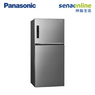 Panasonic 650L無邊框鋼板變頻雙門電冰箱 晶漾銀 NR-B651TV-S【贈基本安裝】