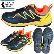 SALE APACS CP 250 XY Original Navy Yellow Badminton Shoes - Latest APACS Badminton Shoes