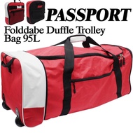 Passport Duffel 90L Foldable Trolley Bag - Folding Trolley Wheeled Bag
