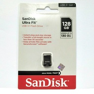 (G) SANDISK FLASHDISK ULTRA FIT 128GB USB 3.1- ULTRAFIT 128 GB FLASH
