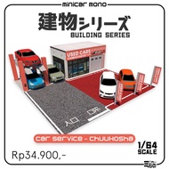 Diorama Papercraft Car Service -Used Car Dealer-