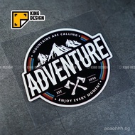 Popular King Car Sticker Outdoor Adventure SUV Car Club Logo Off-Road Climbing and Cross-Country Per