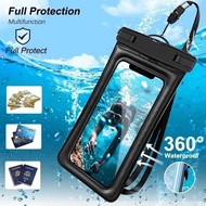 Waterproof Phone bag Floating Airbag Waterproof Swim Bag universal Phone Case Cover IPX8 Waterproof