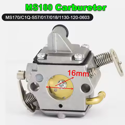 MS180 170 Carburetor Kit Grass Trimmer Accessories Brush Cutter Engine C1Q-S57 017 018 1130-120-0603