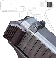 Milspin Aircraft-Grade Aluminum Racker Jacker Compatible with Glock 43, 43X, 48, and More with Impro