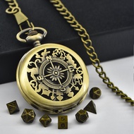 Compass Dice Compass Pocket Watch Outdoor Climbing Adventure Equipment Flip Compass Watch