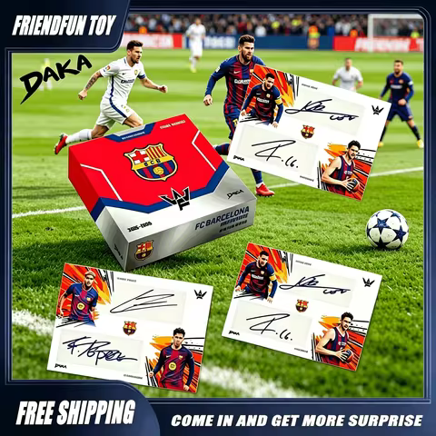 Genuine DAkA Barcelona Final Whistle Signature Card Box 202526 Messi Neymar Autograph Cards Collecti