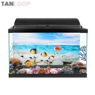 TANLOOP Aquarium Background Sticker,  Effect Adhesive Sticker Fish Tank Background Sticker, Undersea