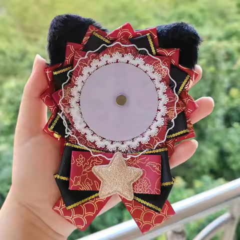 cute badge holder，Chic Lolita Ita bags Accessories，fill Ita bag Anime cosplay，Badge Rosette ，ita bag