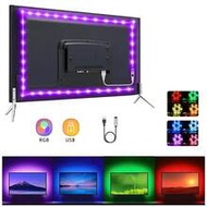 USB Powered RGB TV Backlight Strip, Color Changing Ambient Lighting For TV, Computer Monitor, Home T