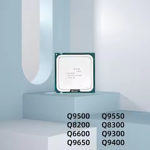 Core 2 Quad CPU LGA 775 Q9400 Q9500 Q6600 2.4-2.83GHz Used Desktop Processor Cheap for PC Upgrade Ga