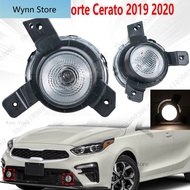 For Kia K3 Forte Cerato 2019 2020 Fog Lights Front Bumper Fog Lamps Headlights Auto Fog Light Access