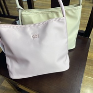 Chio2nd พาเลตสี ผู้หญิง Tote Bag 2024 ใหม่ ฤดูร้อน กระเป๋าถือใบเล็กกระเป๋าสะพายไหล่เดี่ยว นุ่ม โพลีเ