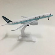 20cm Plane Model Airplane Model Cathay Pacific Airbus A350 Airplanes Aircraft Model 1:300 Diecast Me