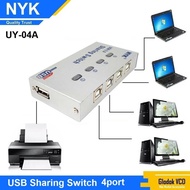 USB Sharing Switch 4Port USB Auto Data Switch Printer 4 Port/
