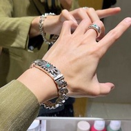 Gucci outlet銀色鏈條手鍊