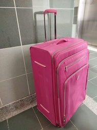 Beverly Hills Polo Club 32.5 big expandable luggage 粉色行李箱