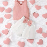 Baju Setelan Knit Tank Top Terbaru Pakaian Anak Kekinian