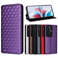 Magnetic Flip Case for OPPO Reno 11F 11 F 10 Pro+ Pro Plus 5G 8T 8 T 7 6 Z 6Z 7Z 8Z 5 3D Pattern PU Leather Cover Wallet With Card Slots Stand Holder Soft TPU Bumper Shell Mobile Phone Casing