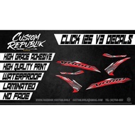 Honda Click 125 V3 VARIO Decals Set