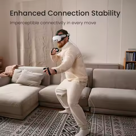 KIWI design 10FT/3M 20FT/6M USB 3.0 A to C Cable Link Cable Compatible with Quest 3/Quest 3S/Quest 2