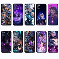 Soft black phone case for OPPO Reno 2 2Z 2F 3 4 pro 5 6 5G Valorant caseg