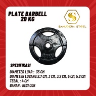 20kg iron barbell plate